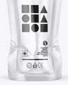 Clear Plastic Doy Pack Mockup