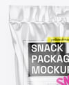 Clear Plastic Snack Pack Mockup