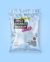 Clear Plastic Snack Pack Mockup