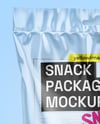 Clear Plastic Snack Pack Mockup