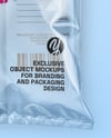 Clear Plastic Snack Pack Mockup