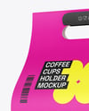 Coffee Cups Carrier Mockup