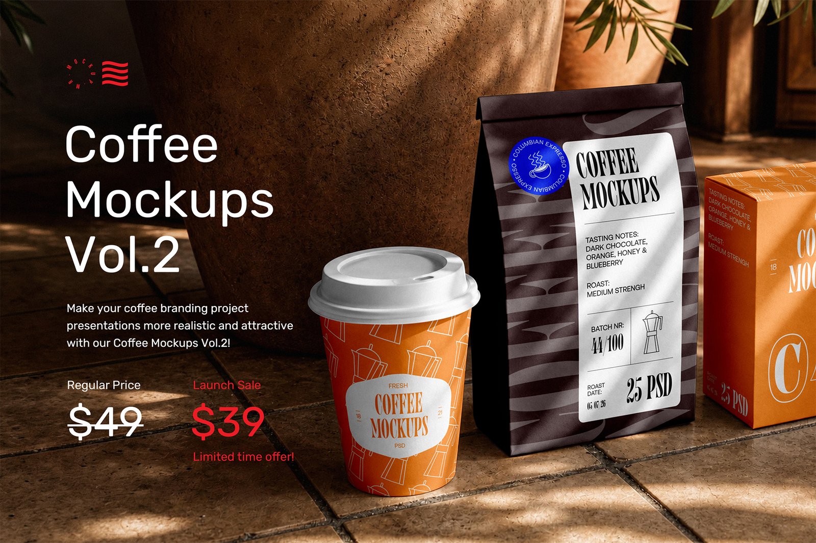 Coffee Mockups vol.2 - Packaging Mockups