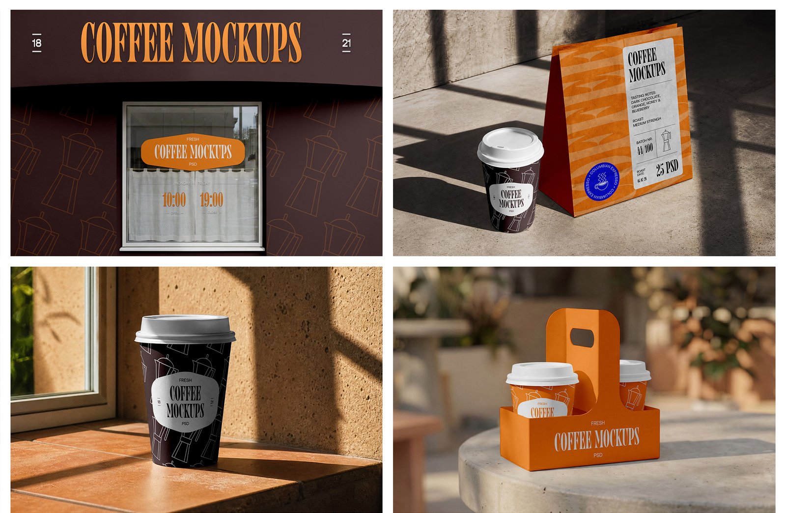 Coffee Mockups vol.2 - Packaging Mockups