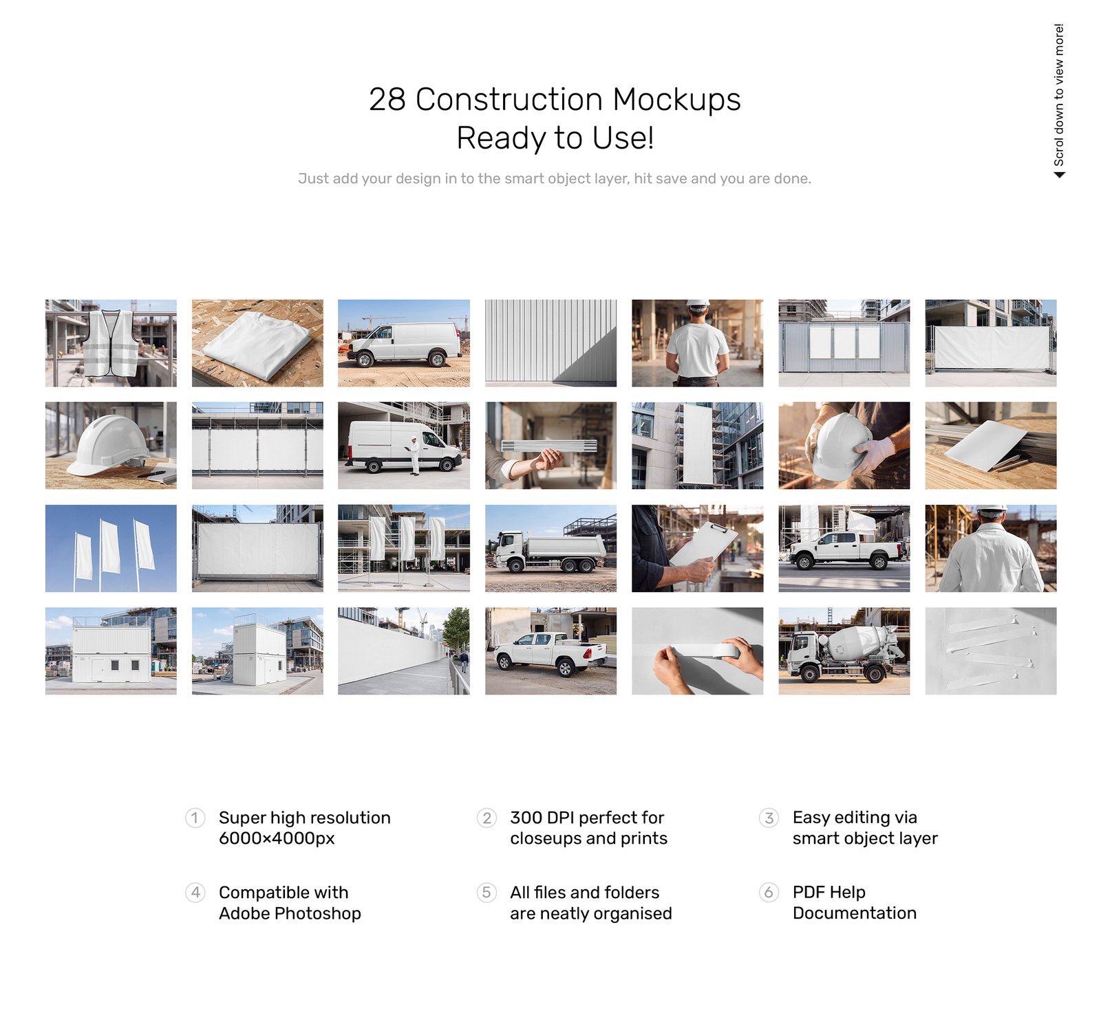 Construction Mockups - Outdoor Scenes