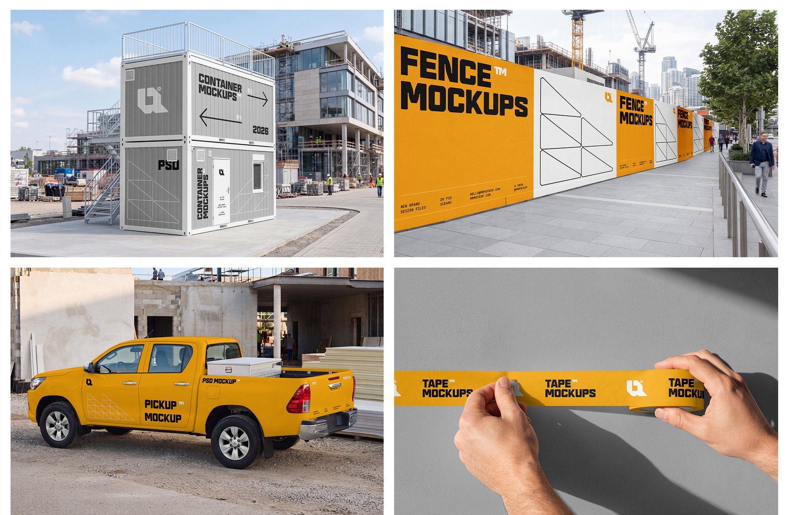 Construction Mockups - Outdoor Scenes