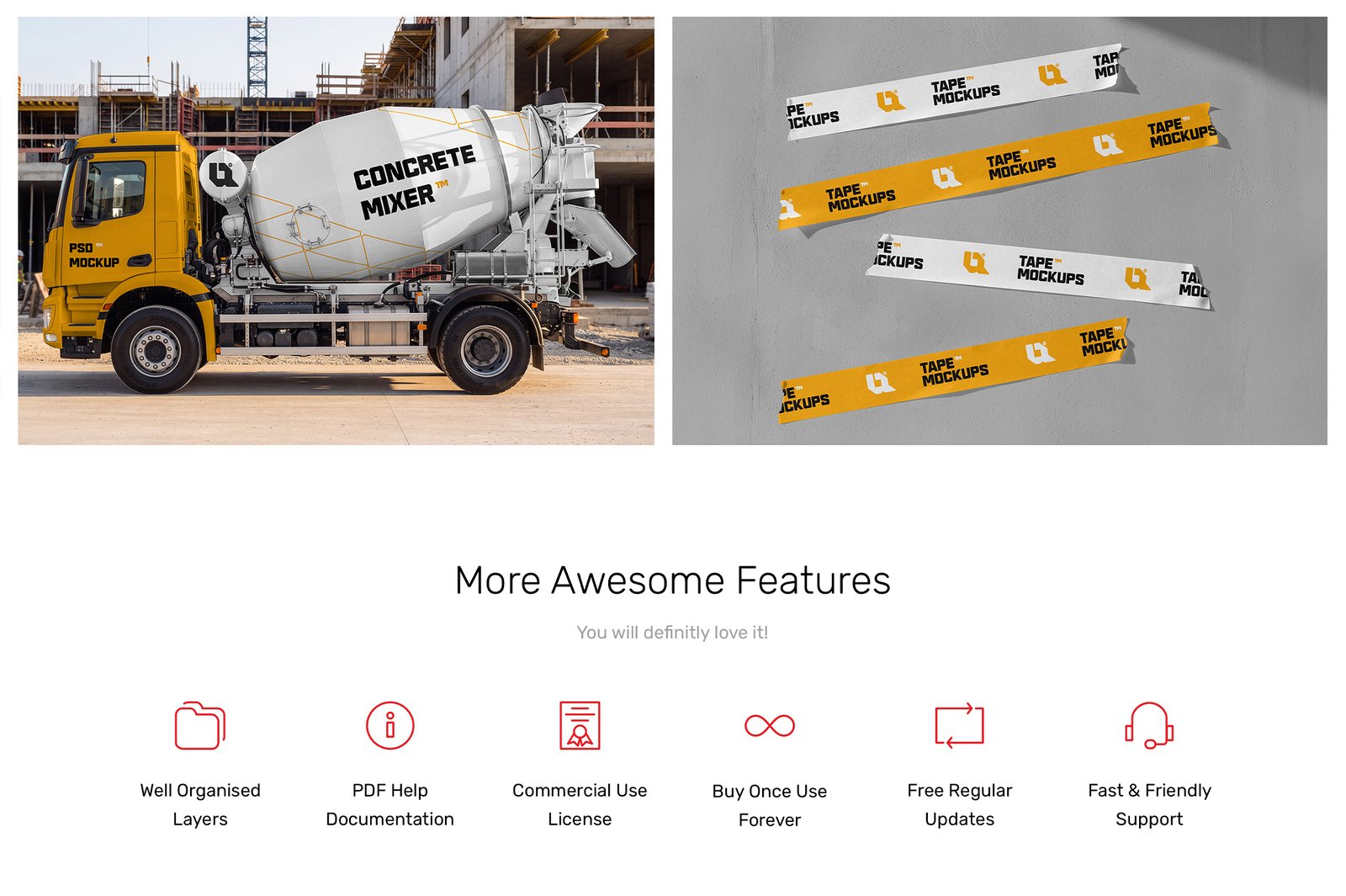 Construction Mockups - Outdoor Scenes