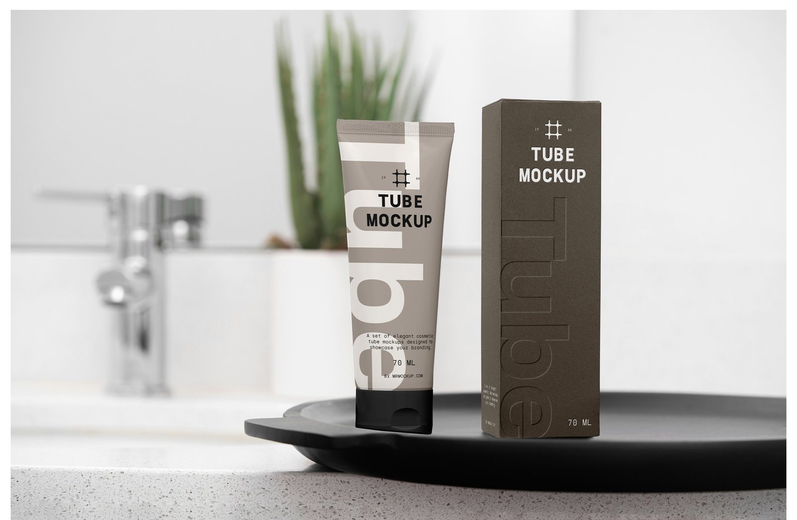 Cosmetic Tube Packaging Mockups