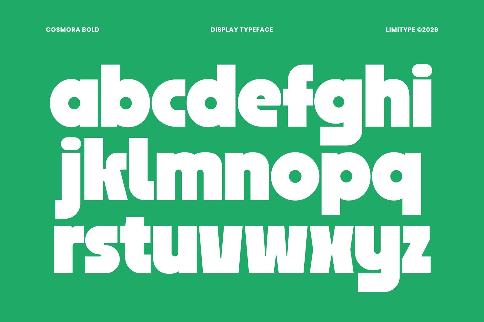 Cosmora - Modern Bold Font