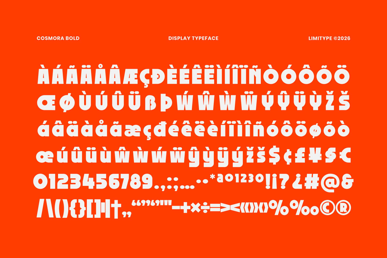 Cosmora - Modern Bold Font