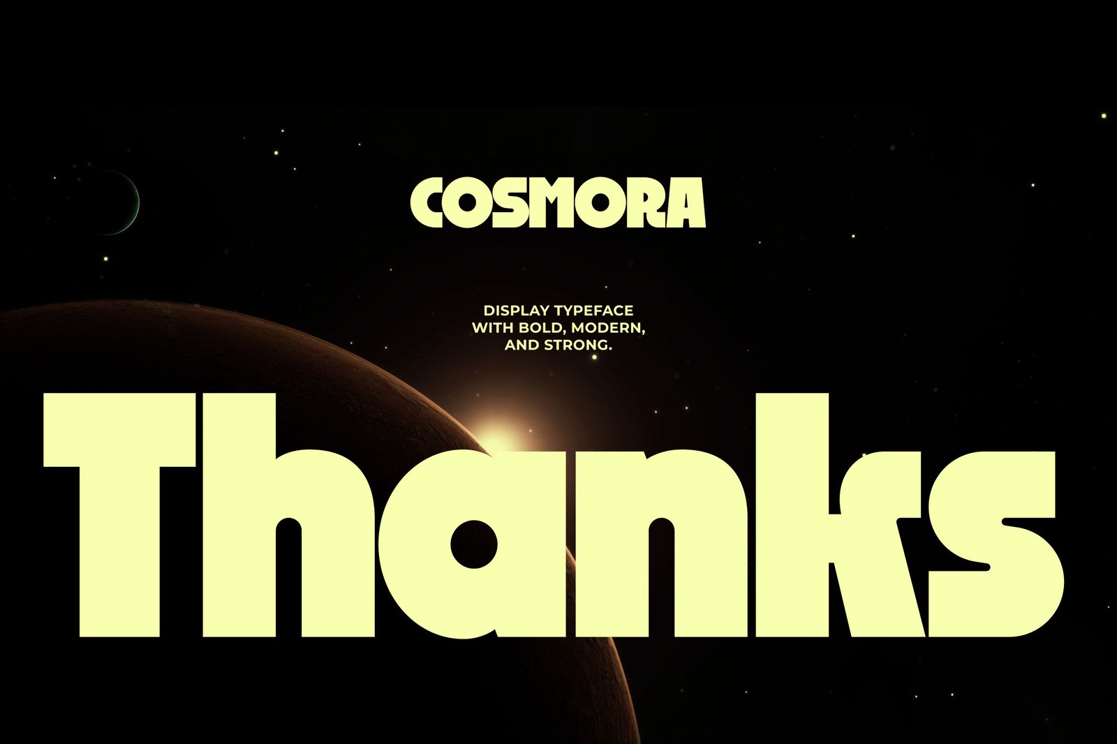 Cosmora - Modern Bold Font