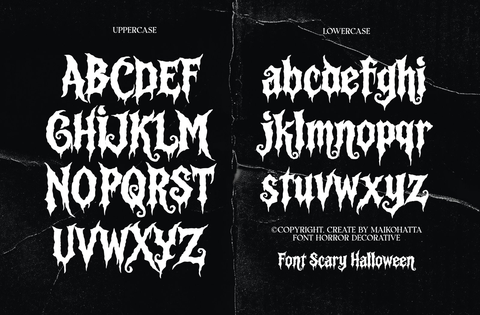 Crayens – Gothic Horror Display Font