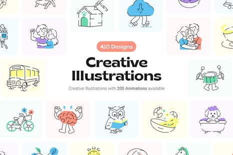 Creative Illustrations Bundle
