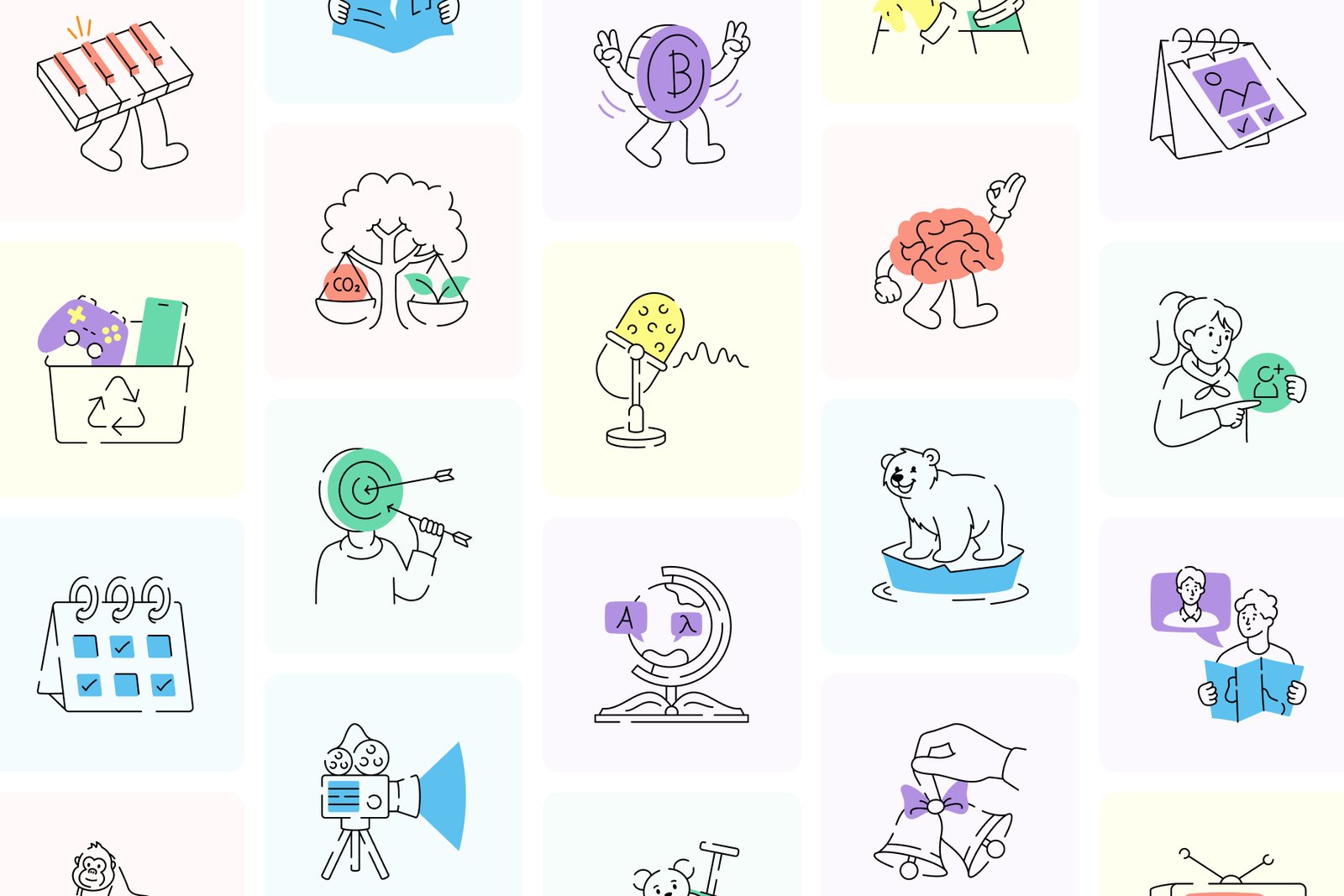 Creative Illustrations Bundle