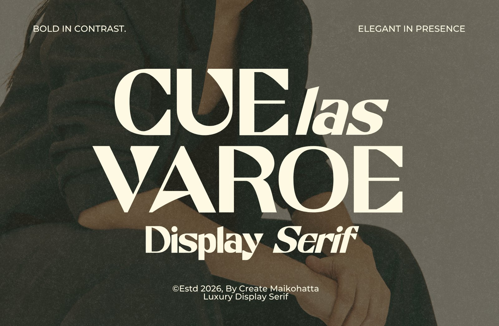 Cuelas Varoe – Luxury Display Serif