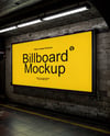 Subway Billboard Mockup