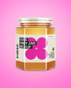 Hexagon Glass Honey Jar Mockup