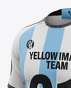Soccer Jersey Mockup - Half Side View