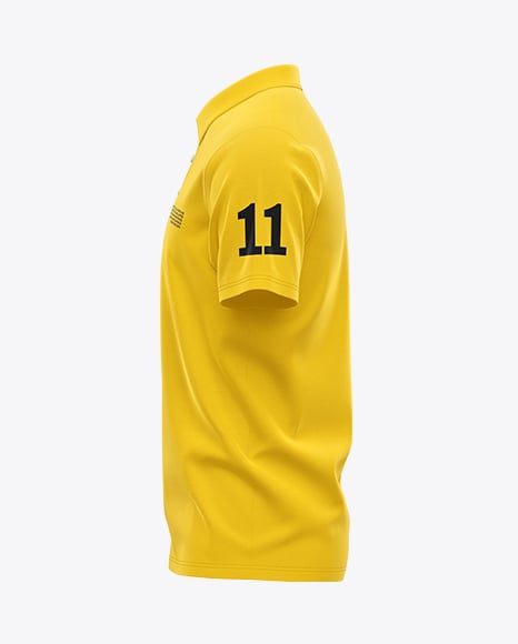 Men's Casual Polo Shirt Mockup