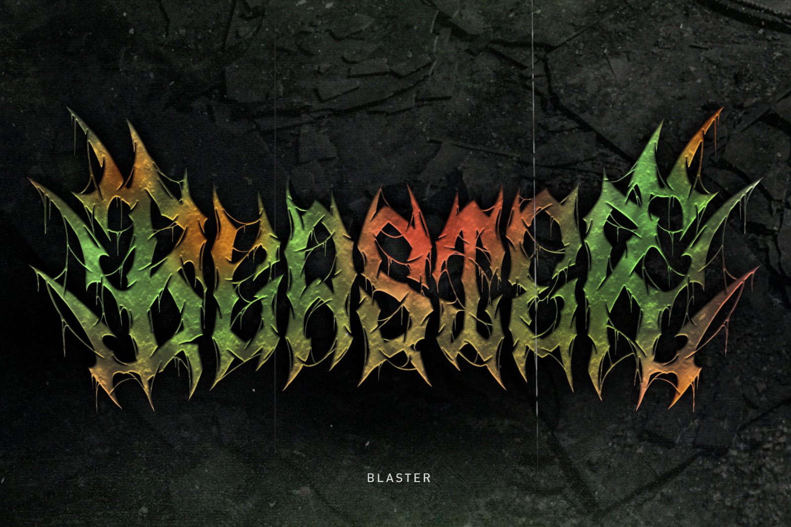 Nervous Beyond | Metal Font
