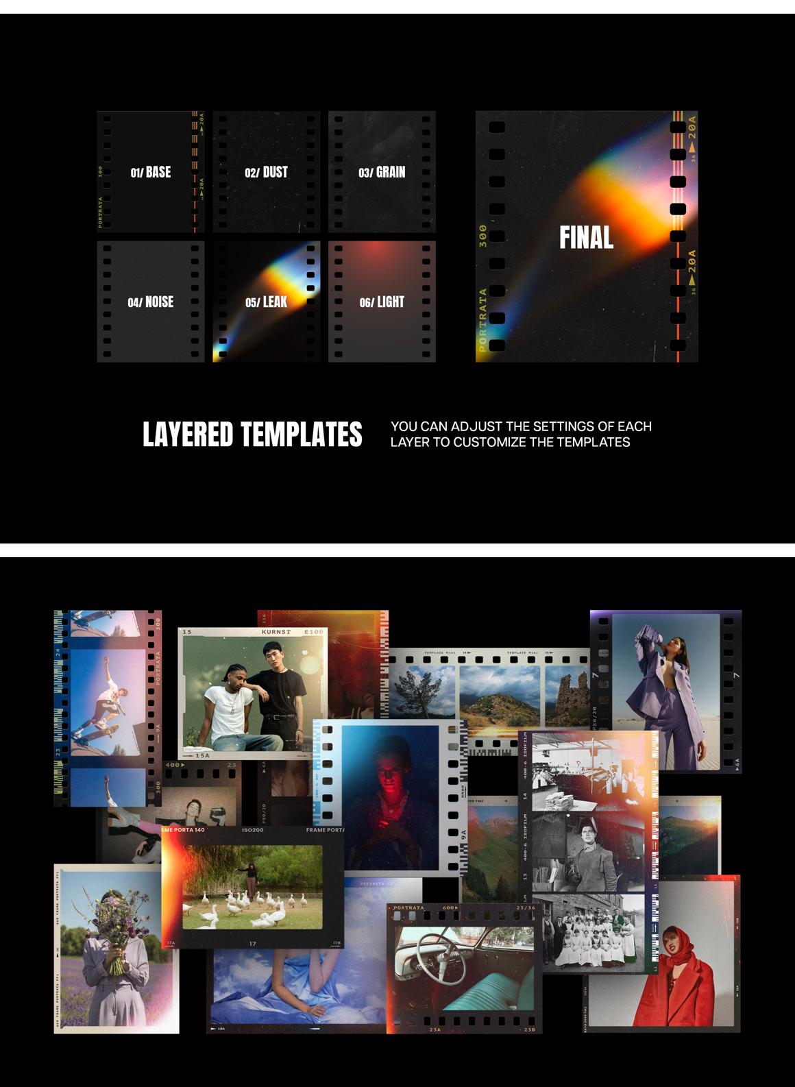 Retro Film Frames Bundle