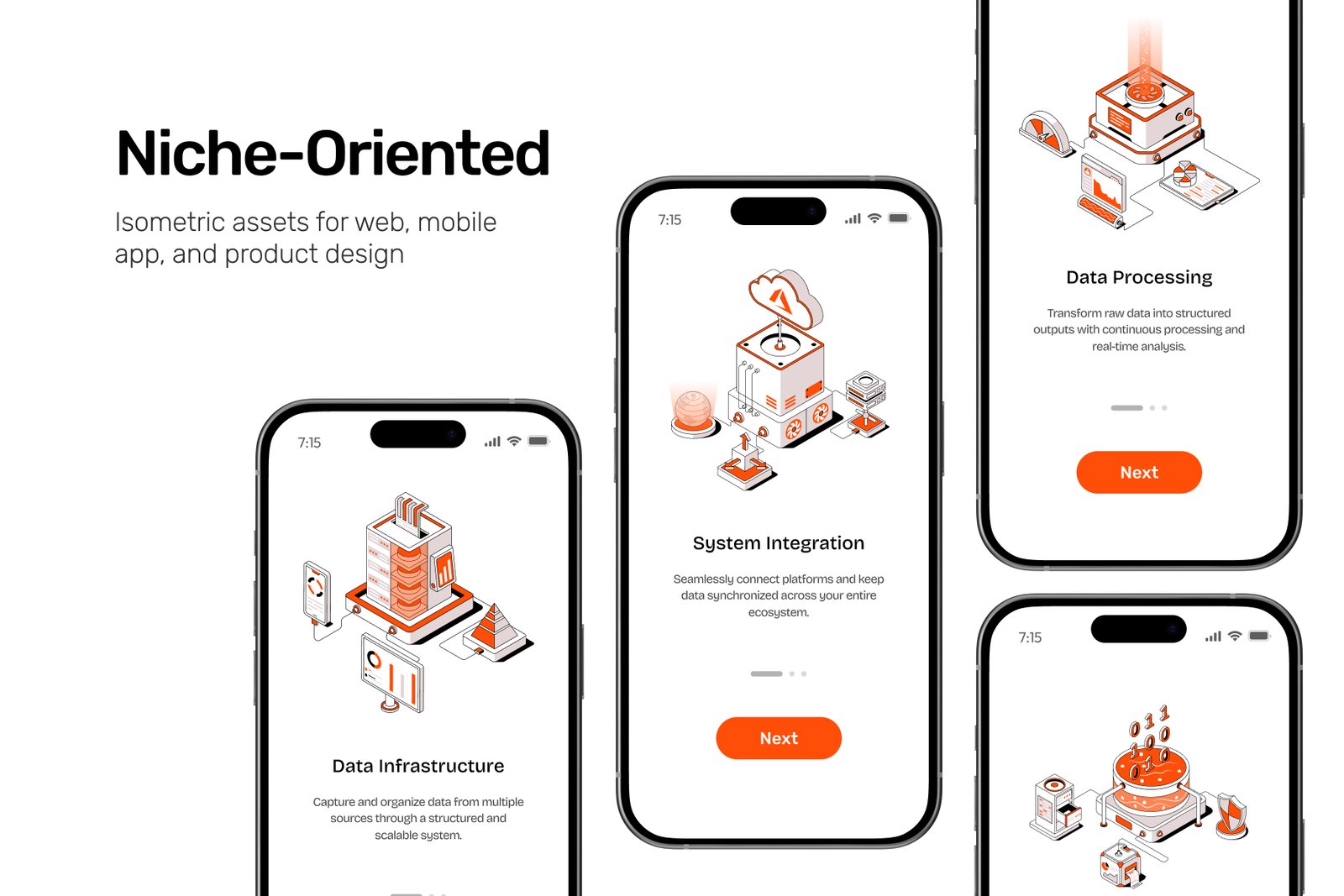 35 Cloud and Analytics Isometric
