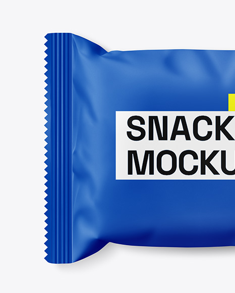 Matte Snack Package Mockup