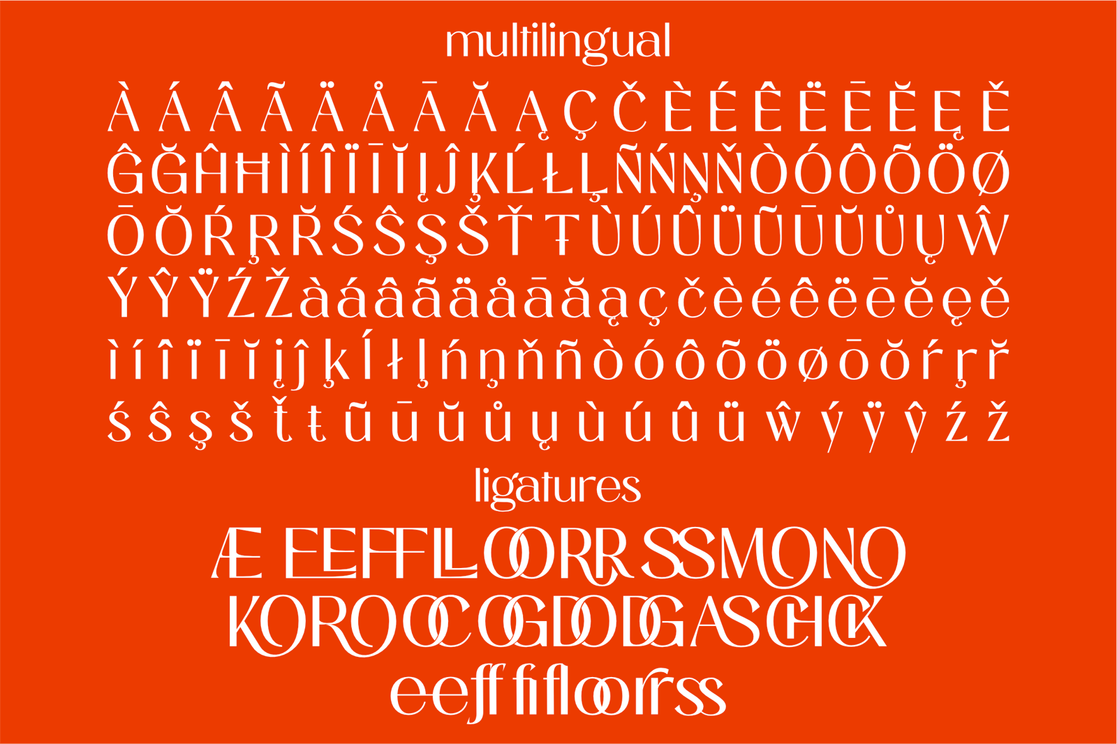 Mosffets - Modern Display Typeface