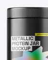 Metallic Protein Jar