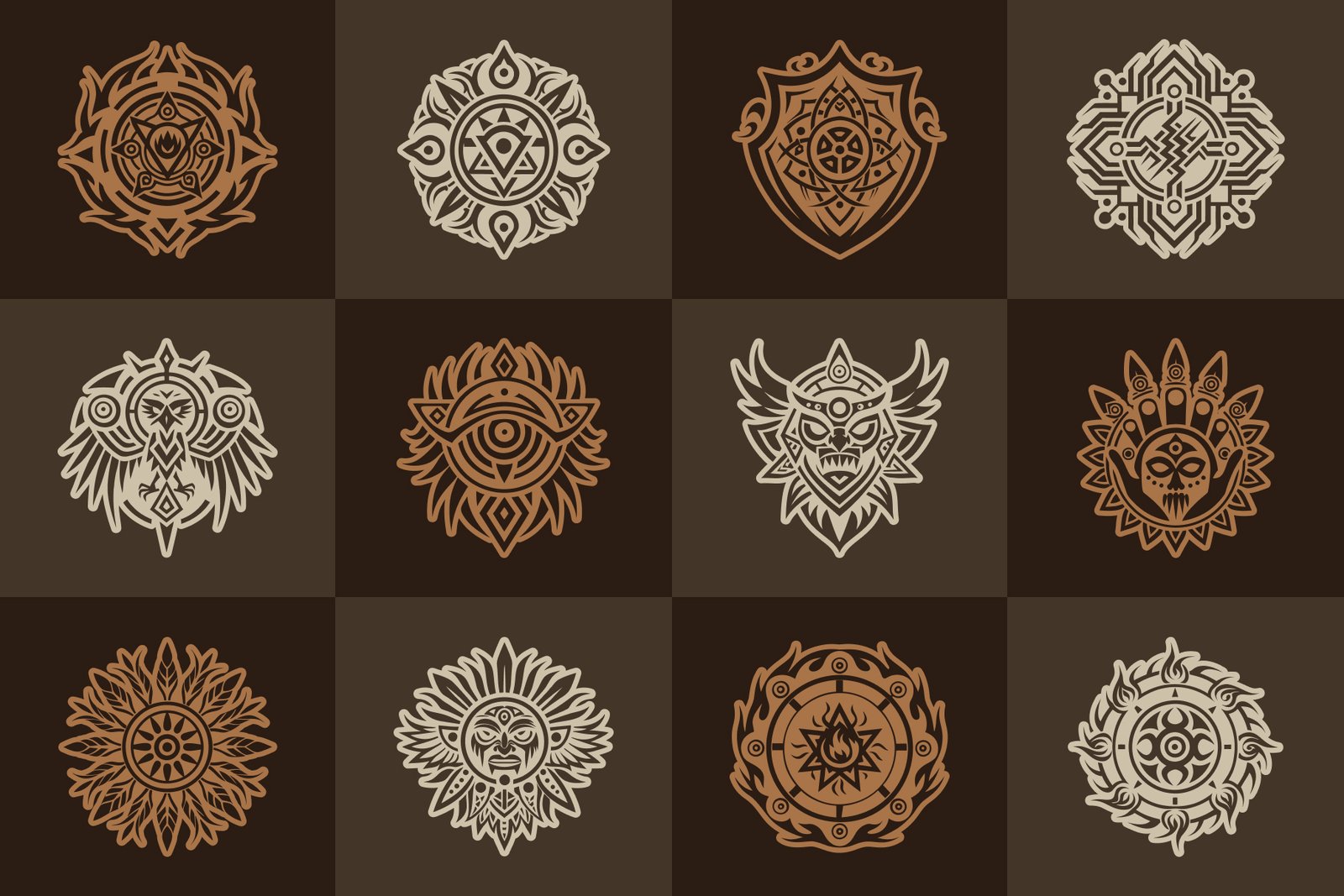Shaman Art Symbols