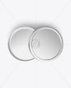 Tin Can with Red Caviar Mockup