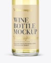 250ml White Wine Bottle Mockup