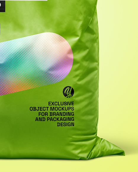 Matte Stand-Up Bag Mockup