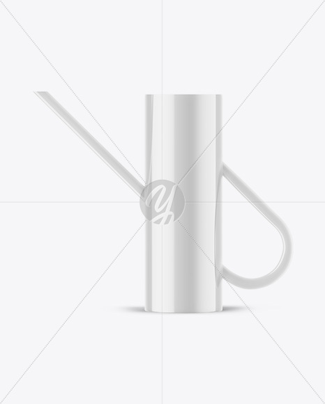 Glossy Watering Can Mockup