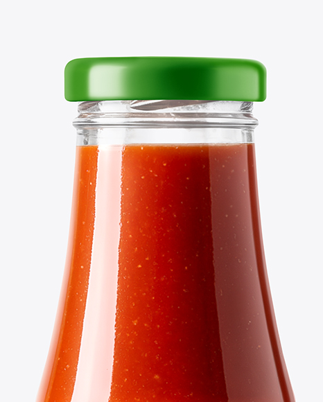 Tomato Ketchup Bottle Mockup