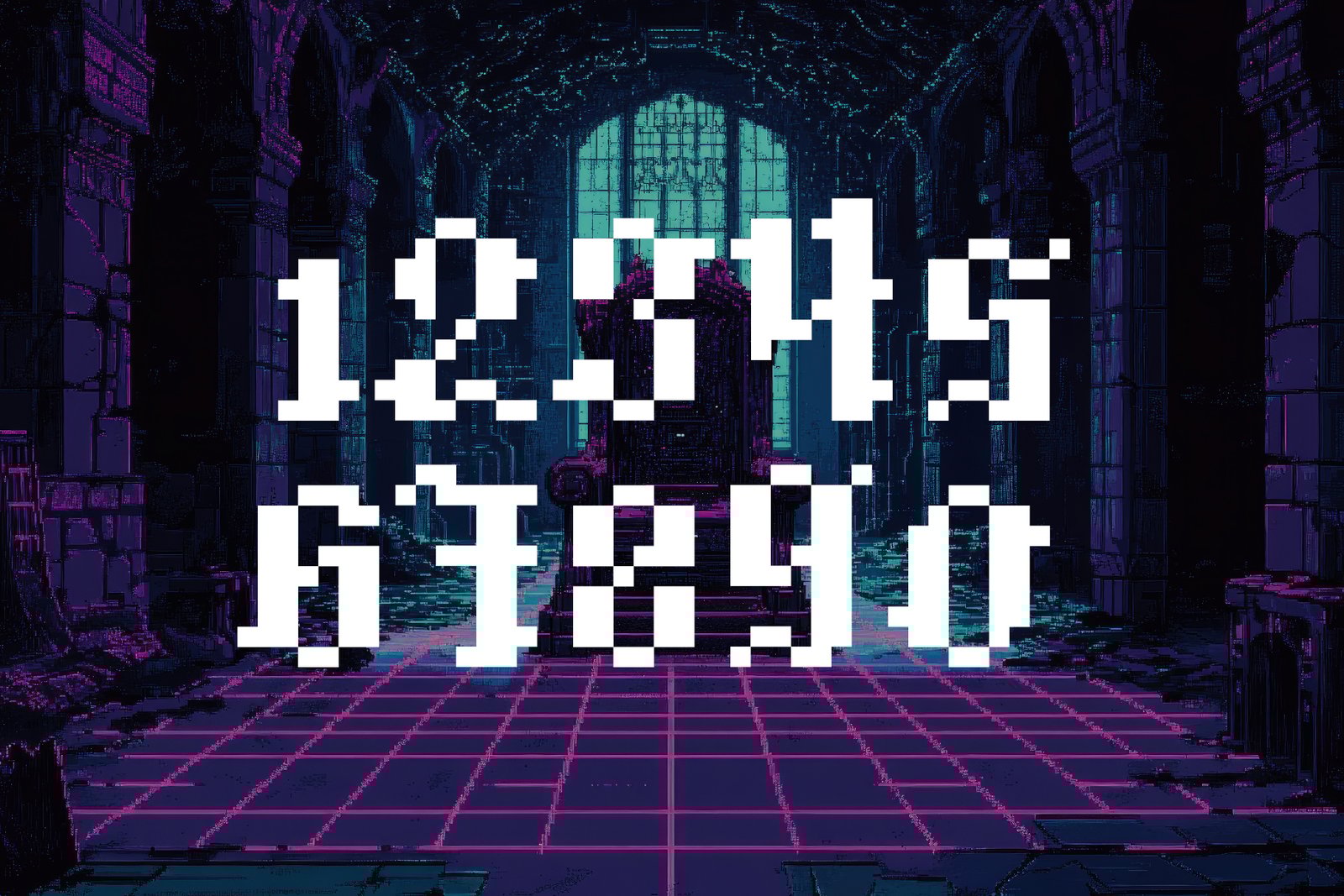 Gothic Byte - Blackletter 8Bit Typeface