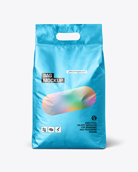 Plastic Bag with Handle Mockup