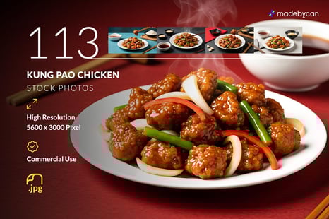 113 Kung Pao Chicken Stock Photos for Spicy Food Branding and Menus - Stock Photos