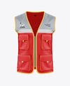 Safety Vest Mockup - Front View