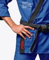 Man Wearing a Jiu Jitsu Gi Uniform Mockup
