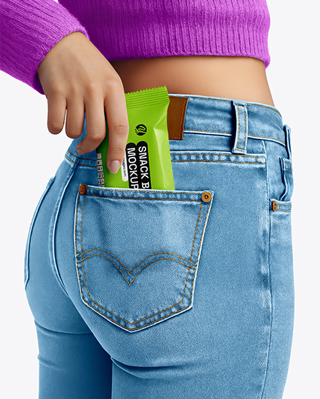 Snack Bar in Pocket Mockup
