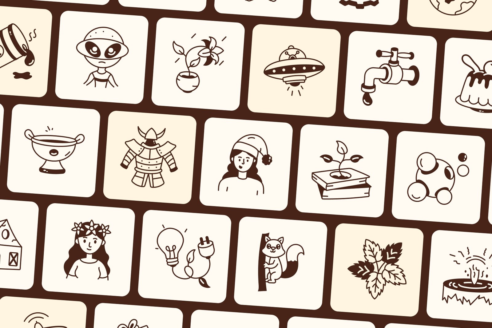 Universal Doodle Icons