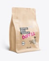 Kraft Paper Coffee Bag Mockup