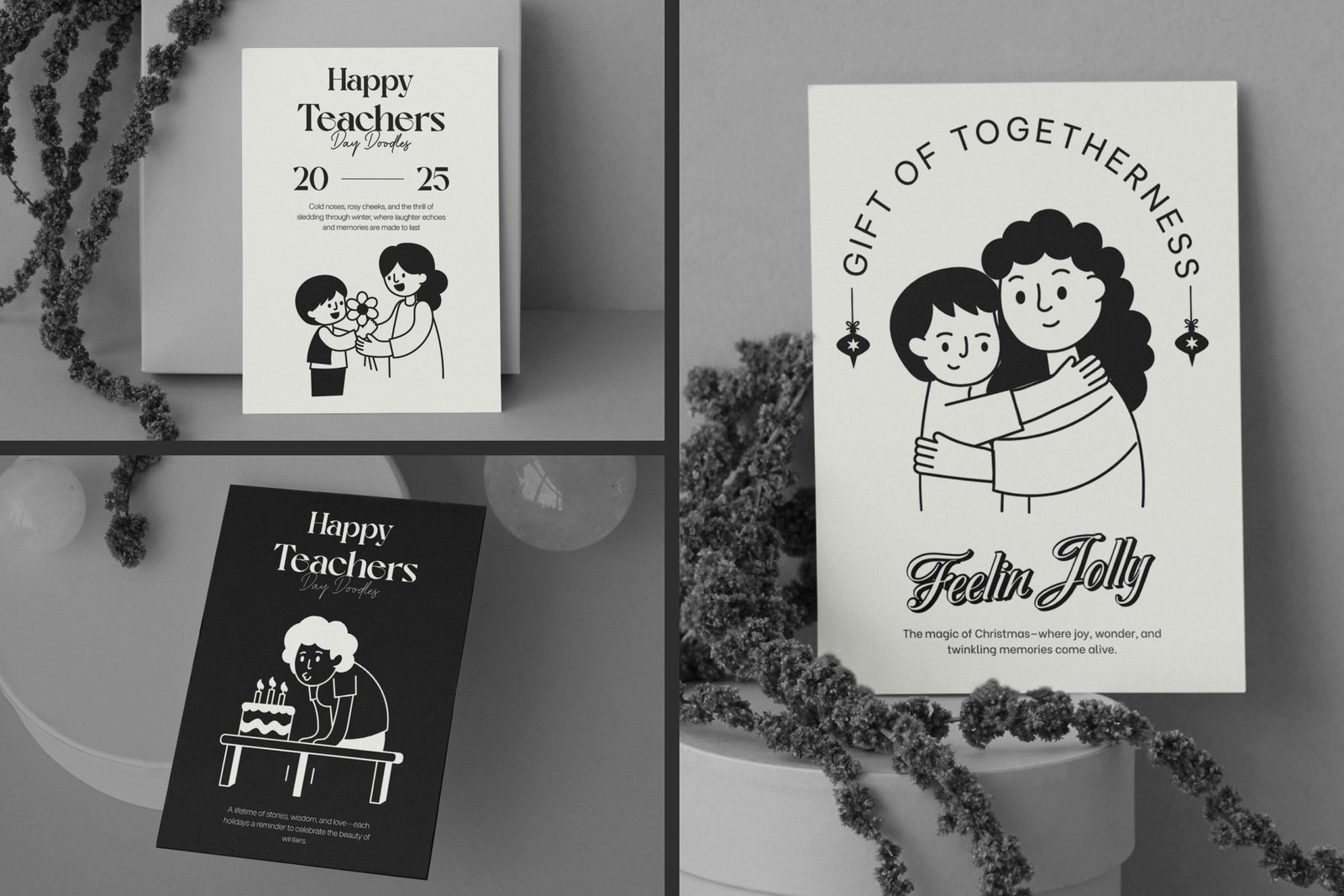 Happy Teachers Day Drawing Set