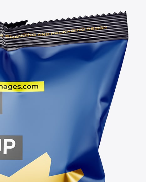 Matte Snack Bag Mockup