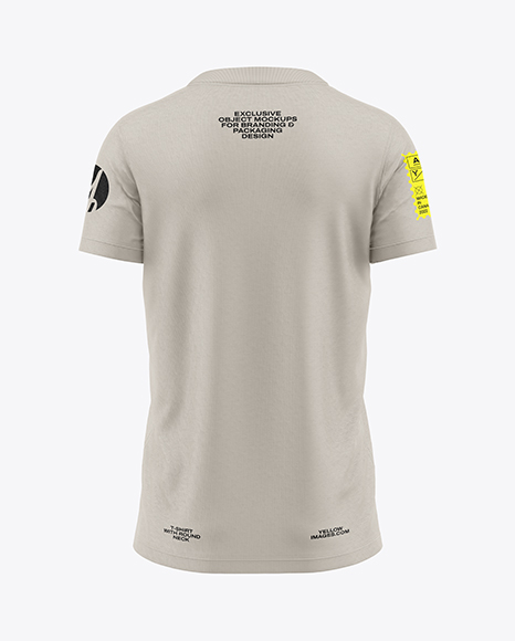 Kids T-Shirt Mockup - Back View