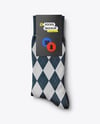 Socks with Label Mockup