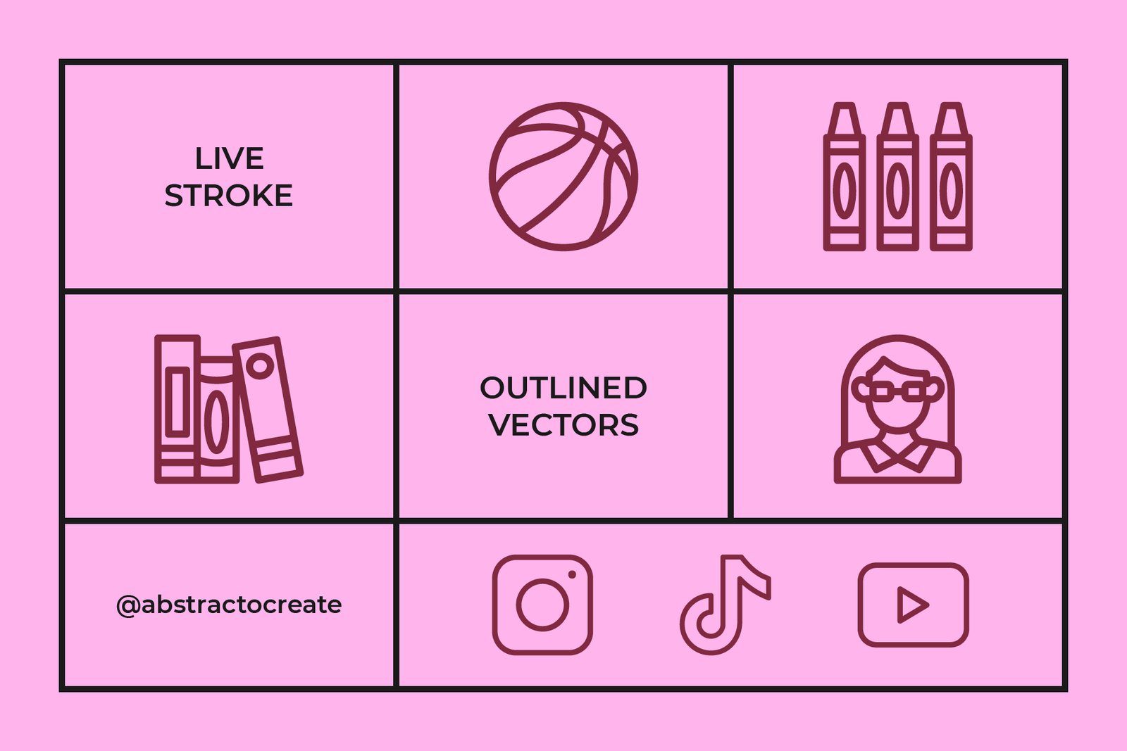 Education Line Icons