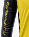 Full-Zip Long Sleeve Jersey Mockup