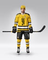Man Wearing Full Ice Hockey Kit Mockup